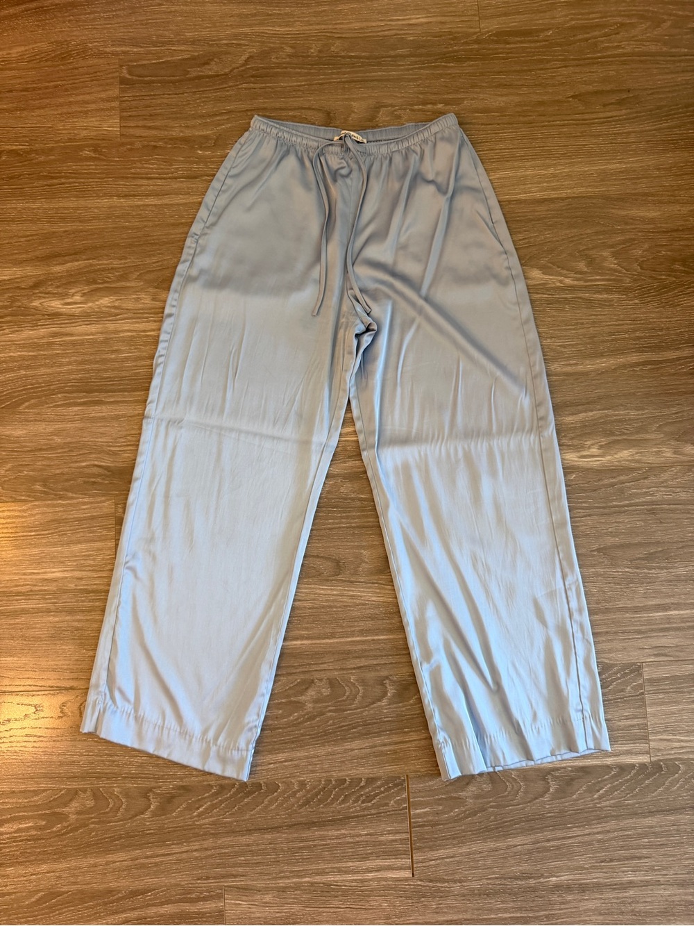 Abercrombie & Fitch Light Blue Drawstring Santin Pants